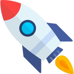 Rocket Icon representing growth and launch